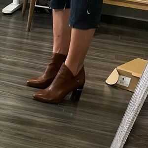 ANTONIO MELANI Brown Ankle Boots